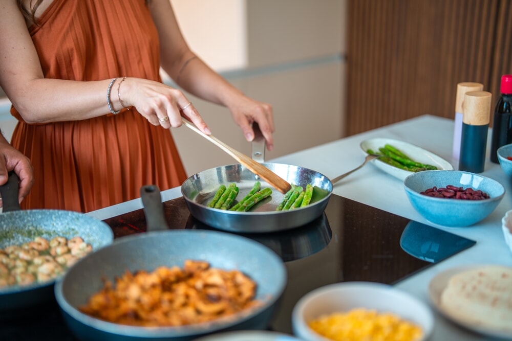 Balanced plate of food using the plate method